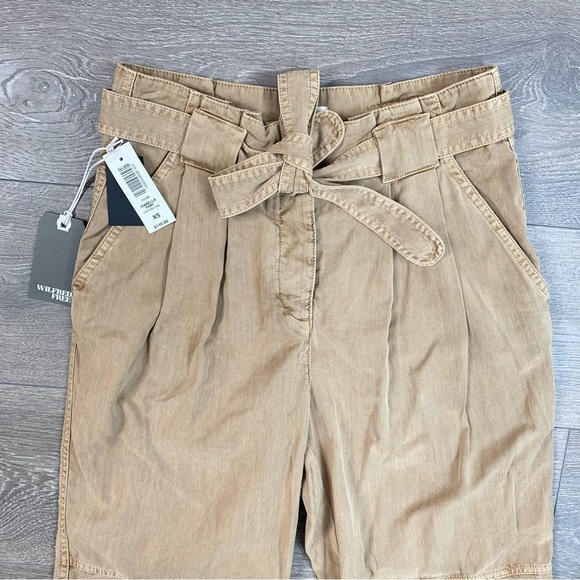 Aritzia Wilfred Free Isabella Pant Straight leg Crop Trousers High Rise Cargo - Picture 8 of 15